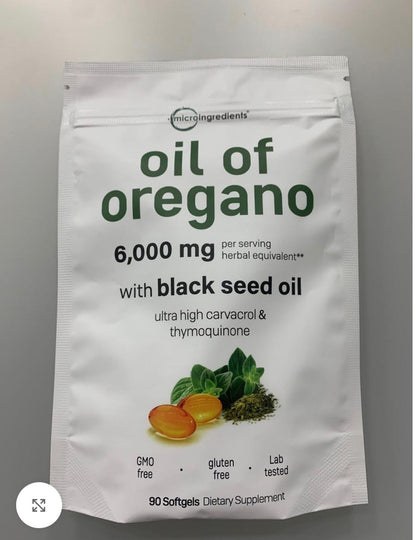 Oil of Oregano + Black Seed Oil – Fórmula Natural 2 en 1