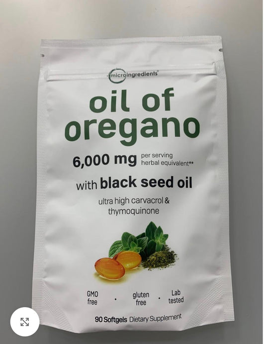 Oil of Oregano + Black Seed Oil – Fórmula Natural 2 en 1