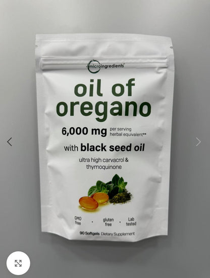 Oil of Oregano + Black Seed Oil – Fórmula Natural 2 en 1